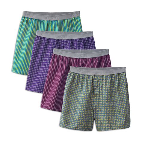 fruit of loom men's boxers